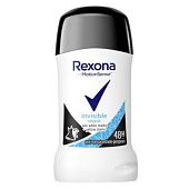 Антиперспирант твердый Rexona Invisible Aqua 40мл