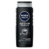 Гель для душа Nivea Men Активное очищение 500мл