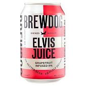 Пиво BrewDog Elvis Juice светлое фильтрованное 6,5% 0,33л