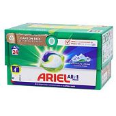 Капсулы для стирки Ariel Pods All-in-1 Горный родник 24шт