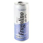 Напиток игристый Tairovo Fragolino Bianco безалкогольный 0,33л