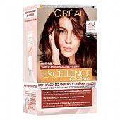 Крем-краска для волос Loreal Excellence 4U каштановый