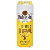 Пиво Rinkuskiu IPA безалкогольное 0,5% 0,568л